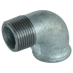 - Coude Fonte galva 90 Petit Rayon Mâle Femelle 15/21 N92-Somatherm for you Hot