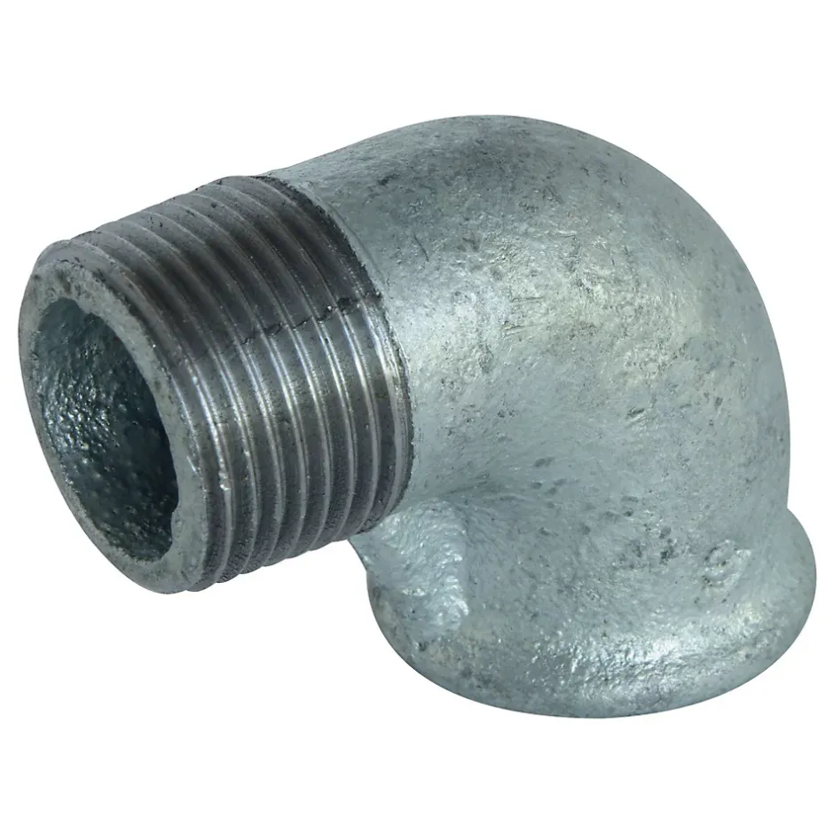 - Coude Fonte galva 90 Petit Rayon Mâle Femelle 15/21 N92-Somatherm for you Hot