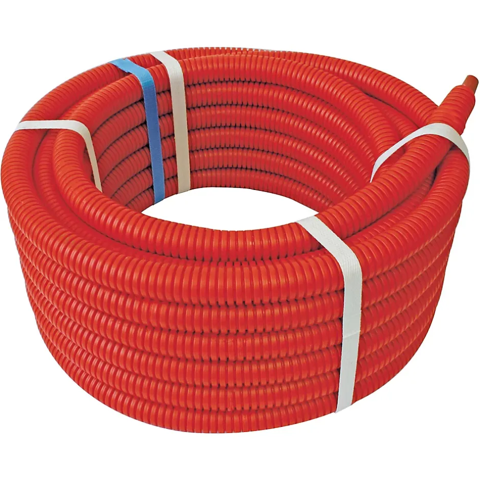 - Couronne de tube PER gainé rouge diam 16 - longueur 15m^Somatherm for you Hot