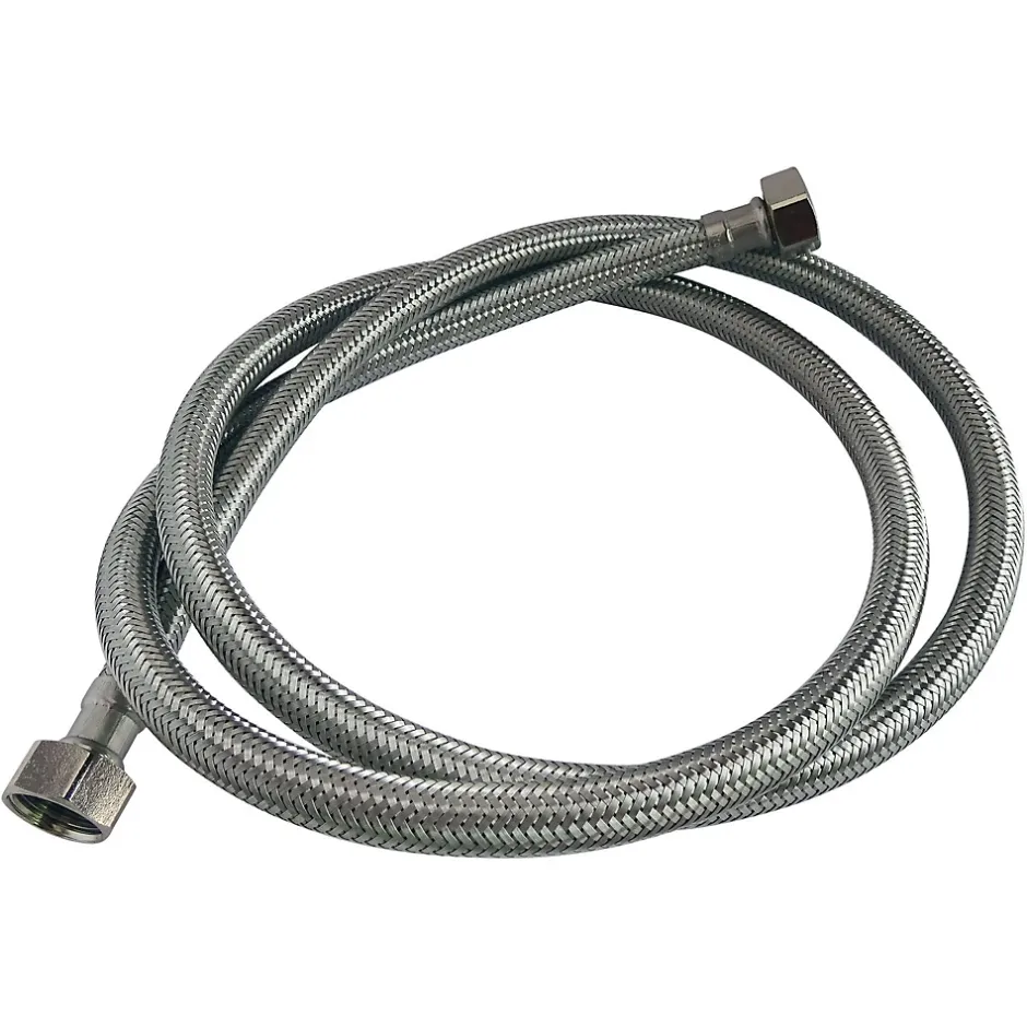 - Flexible sanitaire - Raccord 2 écrous tournants 1/2 - Longueur : 1500mm - DN10^Somatherm for you Hot