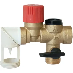 - Groupe double sécurité inox orientable + raccord diélectrique pour eau agressive-Somatherm for you