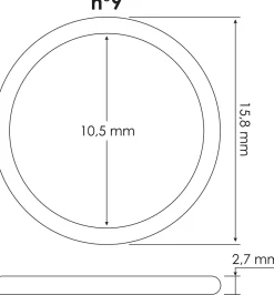 - Lot de 5 joints toriques n9-Somatherm for you Best