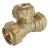 - Raccord laiton Té égal Serrage Extérieur pour tube PE diam 20 mm^Somatherm for you Online