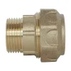 - Raccord laiton droit Serrage Extérieur pour tube PE diam 25 mm - Mâle 3/4-Somatherm for you Sale