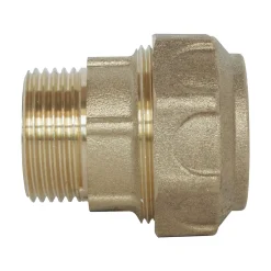 - Raccord laiton droit Serrage Extérieur pour tube PE diam 25 mm - Mâle 3/4-Somatherm for you Sale