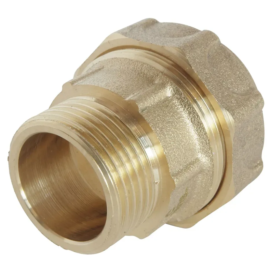 - Raccord laiton droit Serrage Extérieur pour tube PE diam 25 mm - Mâle 3/4-Somatherm for you Sale