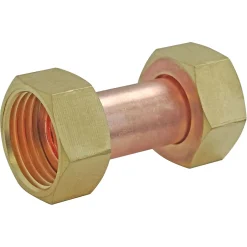 - Raccord 2 Ecrous laiton douille cuivre 20x27 15x21-Somatherm for you Outlet