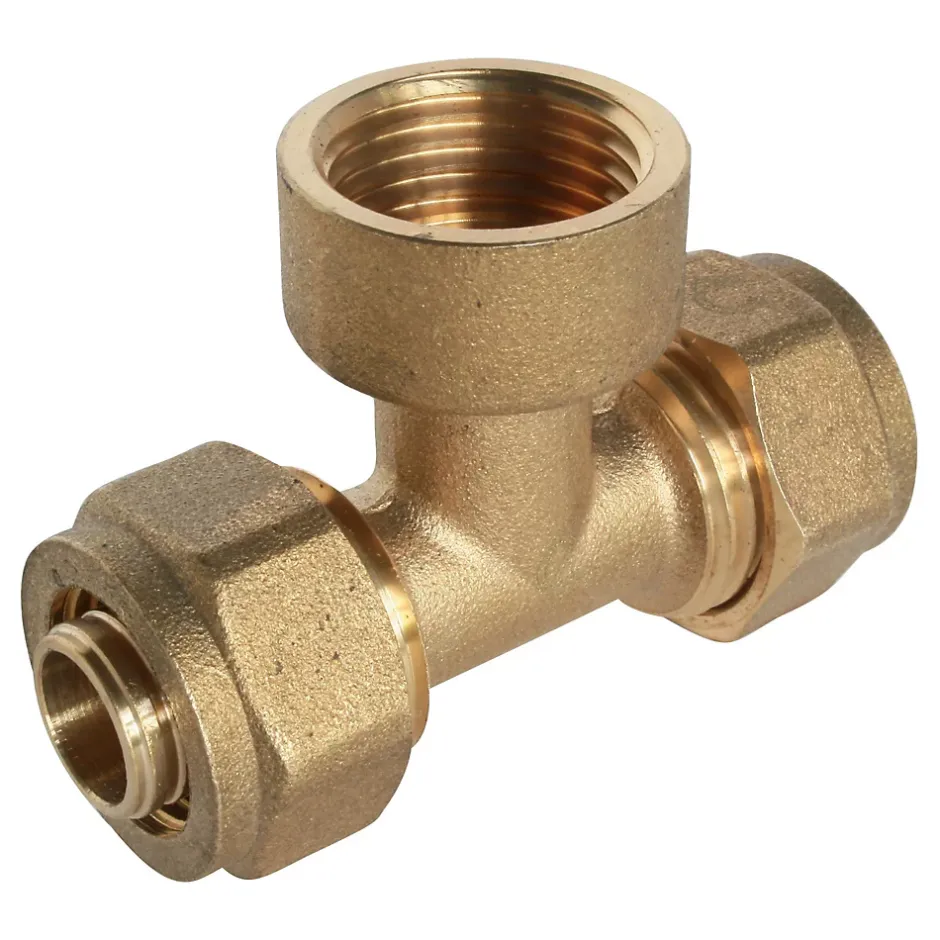 - Raccord à compression - femelle au centre 15/21 - PER diam 20-Somatherm for you Clearance