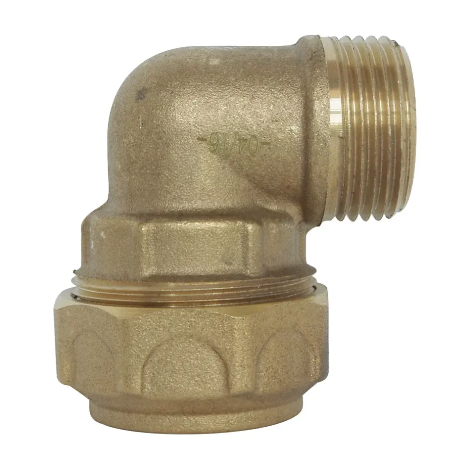 - Raccord laiton coudé Serrage Extérieur pour tube PE diam 25 mm - Mâle 3/4^Somatherm for you Online