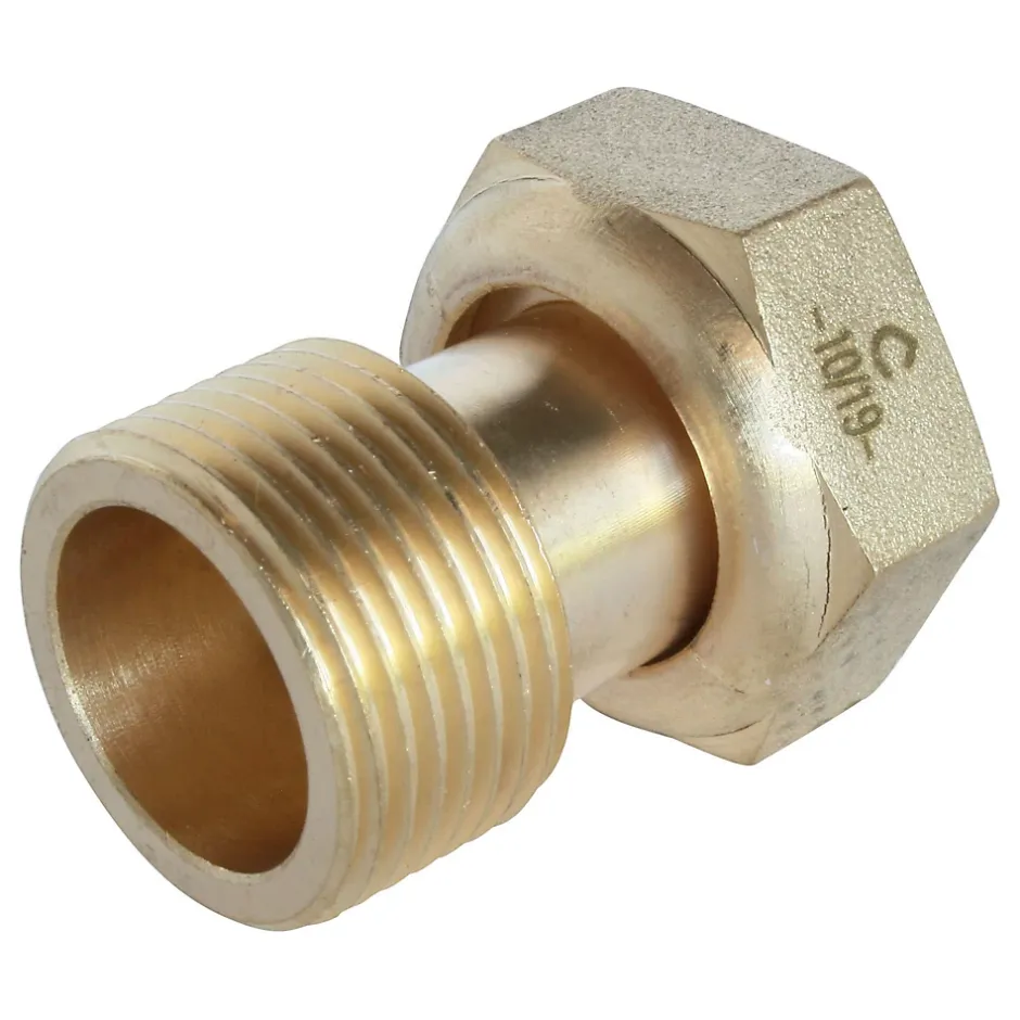 - Raccord 2 pièces pour compteur - Ecrou 20/27 / Mâle 15/21-Somatherm for you Best