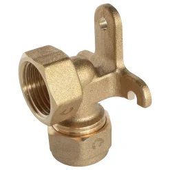 - Raccord à compression - coude applique 15/21 - PER diam 16^Somatherm for you Hot