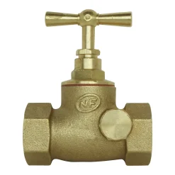 - Robinet d'arrêt à potence à purge à visser - Double Femelle 3/8 - Laiton brut^Somatherm for you Outlet