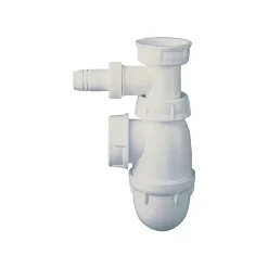 - Siphon évier réglable avec prise pour mâchine à laver diam 40/49 - NF-Somatherm for you Hot