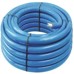 - Tube multicouche D20 isolé bleu en couronne 50m - Isolant 8mm-Somatherm for you Hot