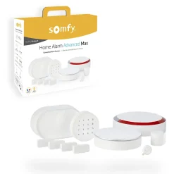 1875254 – Home Alarm Advanced Max, Système d’alarme maison connecté haut de gamme avec détecteurs, sirènes et accessoires-Somfy