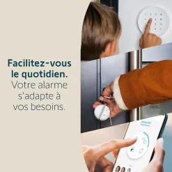 1875254 – Home Alarm Advanced Max, Système d’alarme maison connecté haut de gamme avec détecteurs, sirènes et accessoires-Somfy