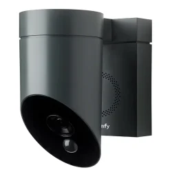 1875326 - Outdoor Camera 2 grise - Caméra de surveillance extérieure wifi avec détection intelligente - 1080p Full HD - Sirène 110 dB-Somfy Best