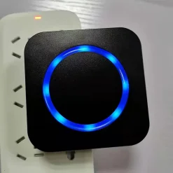 Sonnette électronique sans fil longue portée 300 m, étanche, avec récepteur extérieur enfichable-Deko Best