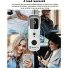 Sonnette portier HD app tuya smart life autonome sans fils alerte direct smartphone, vision nocture carillon fourni-Somlife Sale
