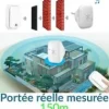 Sonnette sans Fil et sans Pile Extérieur Étanche IP 44 Neige Pluie Humidité,blanc^Deko Outlet