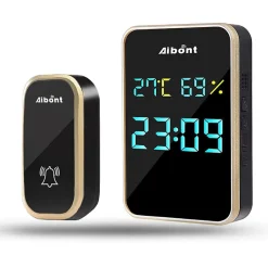 Sonnette sans fil extérieure automatique étanche sans pile monobloc^Deko Discount