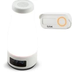 Sonnette sans fil Mood avec enceinte bluetooth lampe intégrée - - 083701-Extel Best