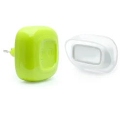 Sonnette sans fil prise 230 V 150m. portée 6 sonneries au choix alerte pile faible coloris vert - - 513123G^Thomson Discount