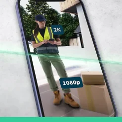 Sonnette vidéo sans fil connectée Essential2 2k blanc-Arlo New