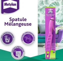 Spatule mélangeuse pour colles papiers peints ‎L.7,5 x l.2,5 x H.38 cm^Metylan Online