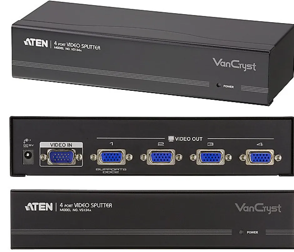 Splitter VGA 4 écrans 450Mhz VS134A-Aten Best