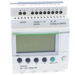 Sr2b121bd Schneider - Automate Zelio Logic - Relais Intelligent 12 E/s 24vcc - Horloge + Afficheur^Schneider Electric