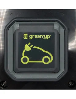 Station D'accueil Pour Chargeur Mobile équipée D'une Prise Green'up-Carré Rouge Hot