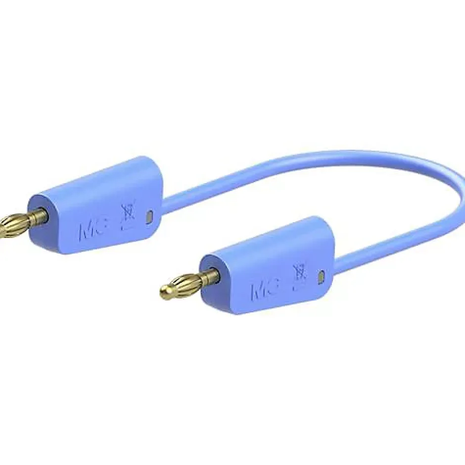 Stäubli LK-4A-S25 64.1037-20023 cordon de mesure 200 cm bleu, prise 4 mm empilable^Staubli Hot