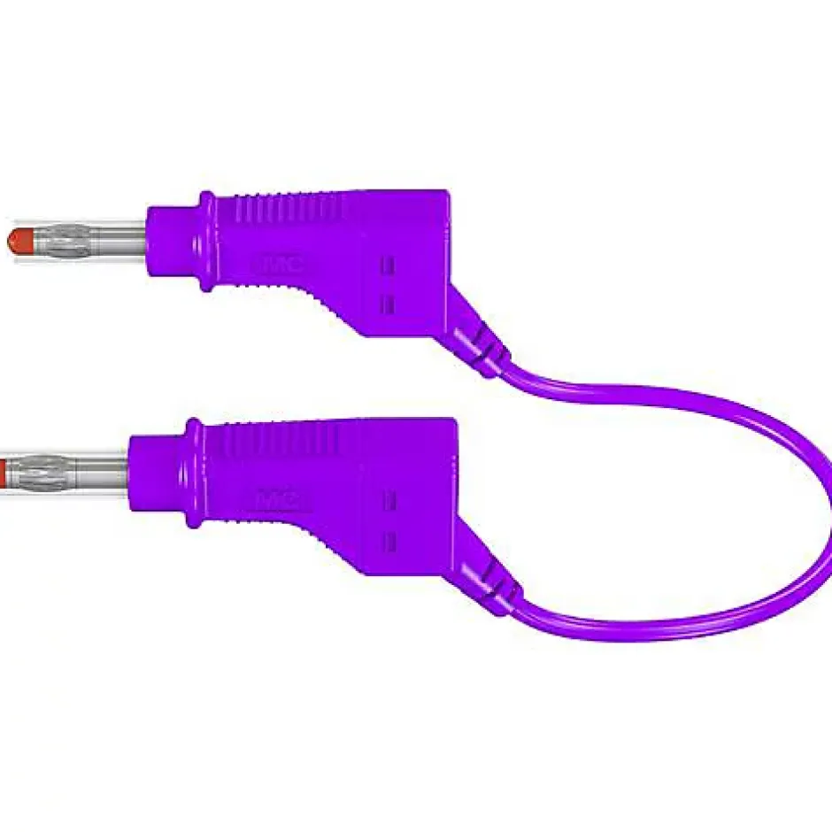 Stäubli XZG425/SIL Cordon de mesure sécurité 4 mm 100 cm vert - 32 A, 600 V, câble flexible, CAT II/CAT III.-Staubli Online