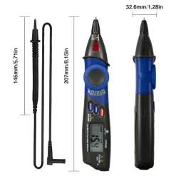 Stylo testeur de tension numérique l.43 x H.222 x P.35 mm^Jacobsen Clearance