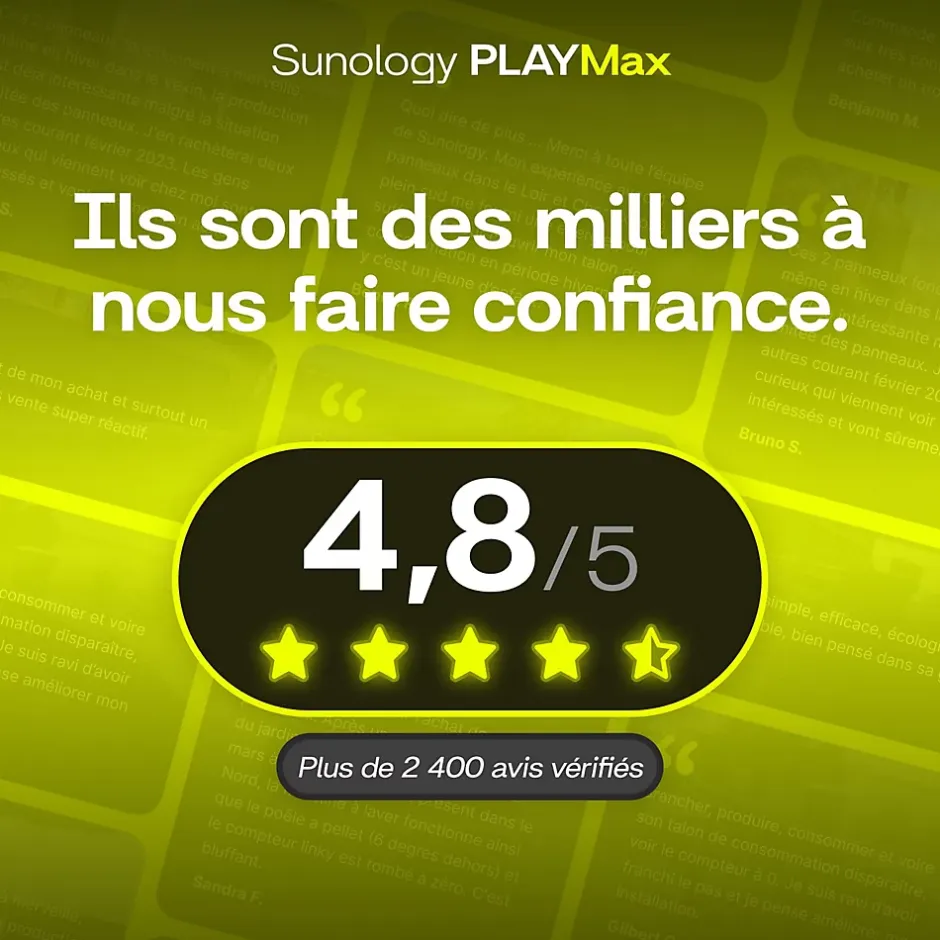 PLAY Max, Panneau solaire 450W bifacial avec batterie hybride & modulaire 700Wh, Station solaire livrée assemblée-Sunology