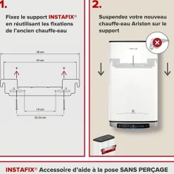 Support mural de fixation Instafix pour chauffe-eau --Ariston Clearance