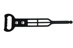 Support pour rallonge électrique noir^Diall Outlet