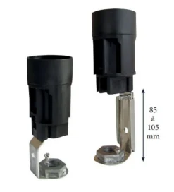 Supports bougies E14 2A 250V 60W femelle pas 10x1 H.65mm^Tibelec Hot