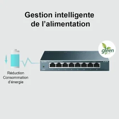 Switch de bureau 8 ports 10/100/1000 Mbps-TP-link Discount