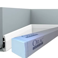 SX125 Plinthe - 7x1,5x200cm (h x p x L) - plinthe décorative polymère Pack 2 pièces-Orac Decor Hot