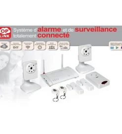 Système Alarme et video Surveillance Wifi Maison Connecté PackOP Link 110764^Avidsen Sale