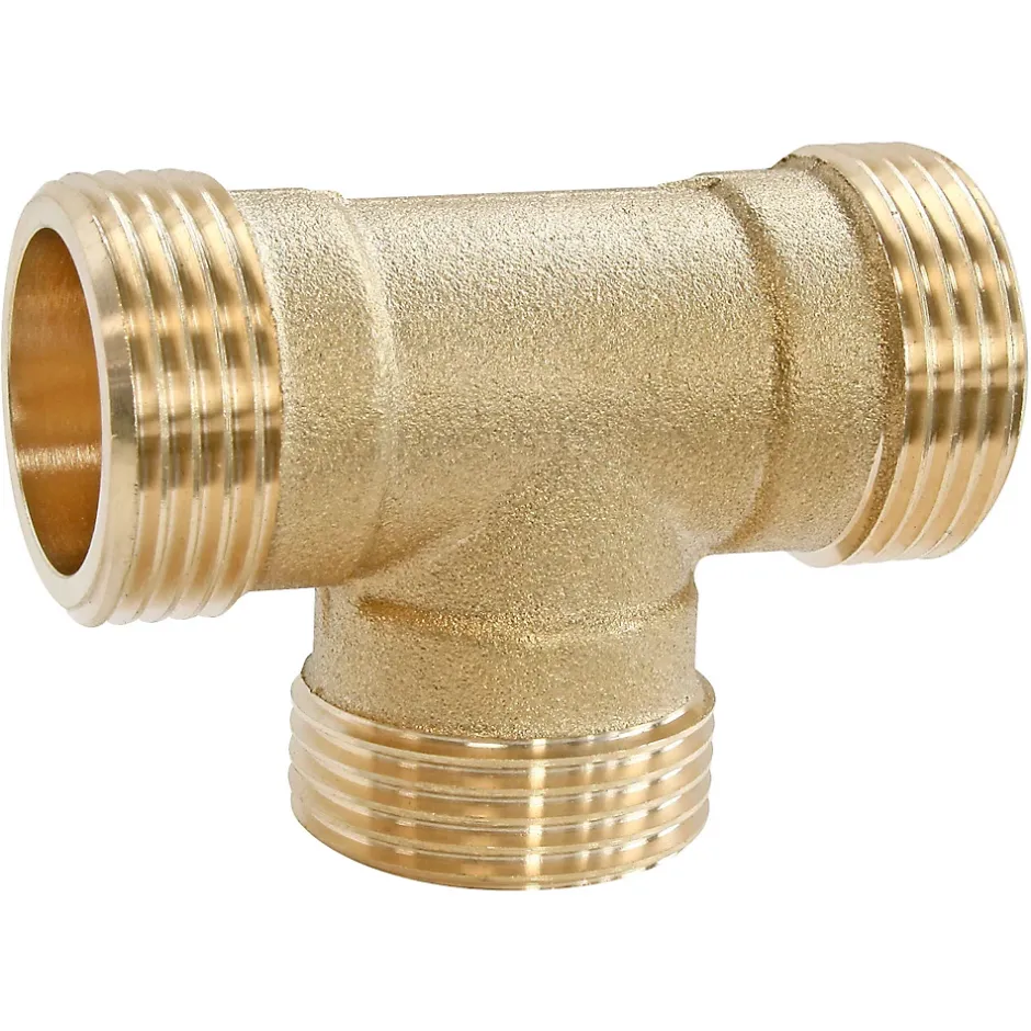 Té laiton triple Mâle 15/21 (1/2"), lot de 2^Somatherm for you Discount