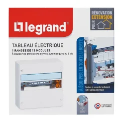 Tableau électrique à équiper 1 rangée - 13 modules^Legrand New