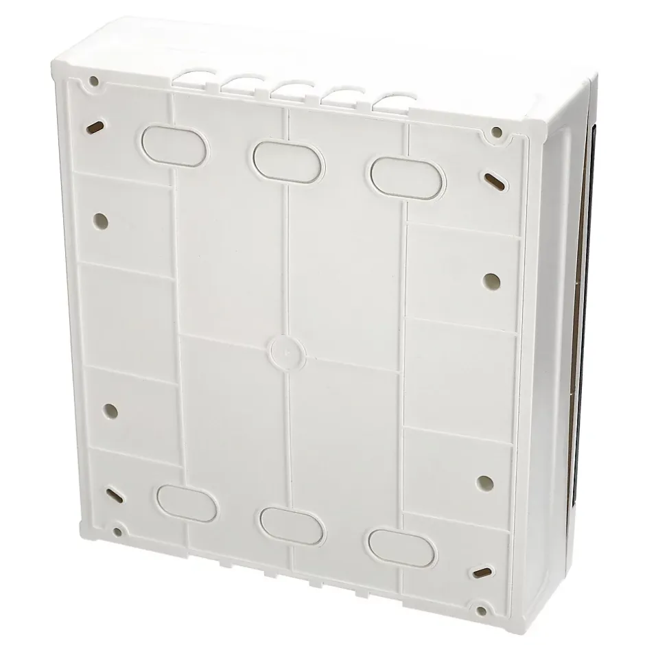 Tableau électrique apparent 24 modules 2x12 blanc fumé IP44 avec rail DIN 777848^Edo