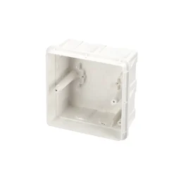 Tableau électrique encastré 4 modules blanc fumé IP44 avec rail DIN 777837-Edo Discount