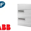 Tableau électrique precable (9 disjoncteurs + 2 ID)-ABB Hot