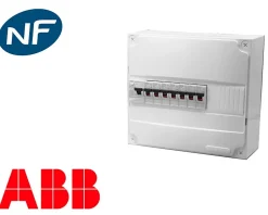 Tableau électrique precable (7 disjoncteurs + 1 ID)-ABB Clearance