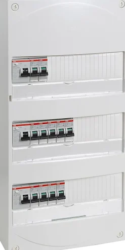 Tableau électrique pré-équipé et pré-câblé 3 rangées^ABB Best