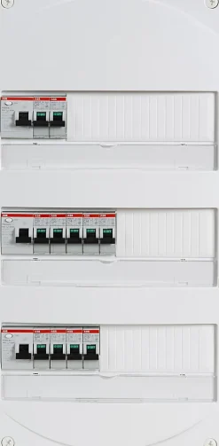 Tableau électrique pré-équipé et pré-câblé 3 rangées^ABB Best